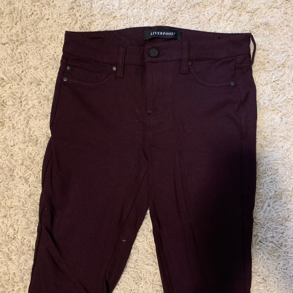 Burgundy Skinny Jeans